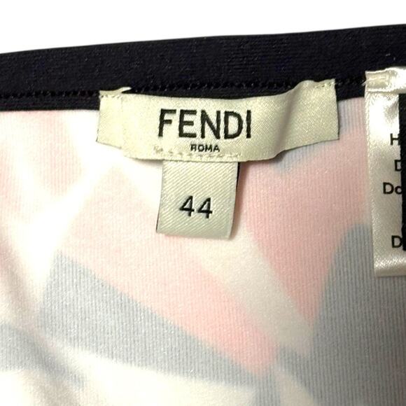 NWT Fendi Bikini - US Size 8 - Black/White/Orange Bold Abstract Geometric - Picture 2 of 16